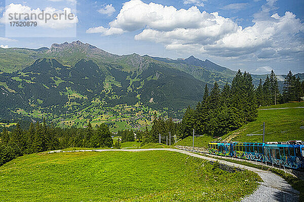 Die Jungfraubahn  Grindelwald  Berner Alpen  Schweiz  Europa