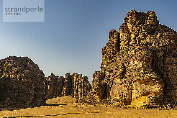 Wunderschöne Sandsteinlandschaft  Al Ula  Königreich Saudi-Arabien  Naher Osten