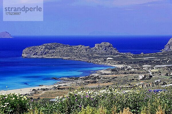 Strand von Falassarna  Westküste  Kreta  Griechenland  Europa