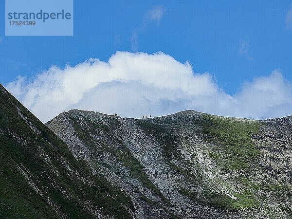 Wandern auf dem Monte Vettore  Nationalpark Sibillini  Umbrien  Italien  Europa