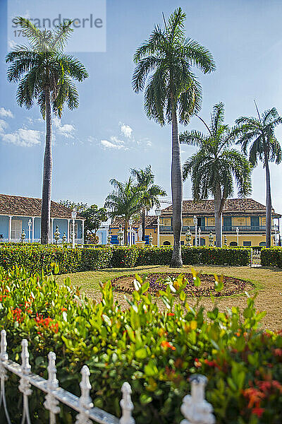 Casa de Aldeman Ortiz  Plaza Mayor  Trinidad  UNESCO-Weltkulturerbe  Sancti Spiritus  Kuba  Westindische Inseln  Mittelamerika