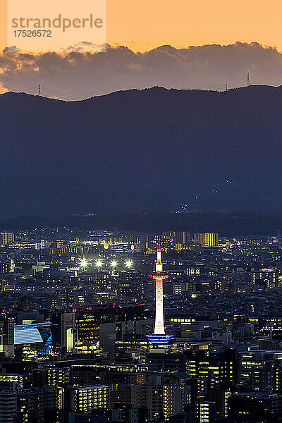 Kyoto-Nachtansicht