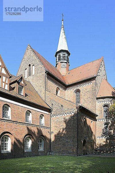 Ehemaliges Zisterzienserkloster Lehnin  gotische St. Marienkirche  Brandenburg  Deutschland  Europa