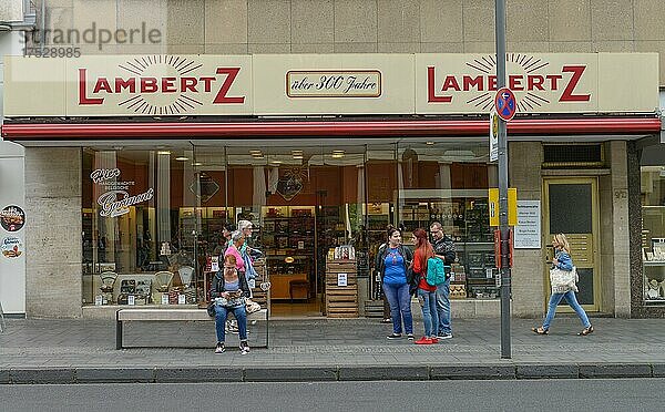 Bäckerei Lambertz  Friedrich-Wilhelm-Platz  Aachen  Nordrhein-Westfalen  Deutschland  Europa