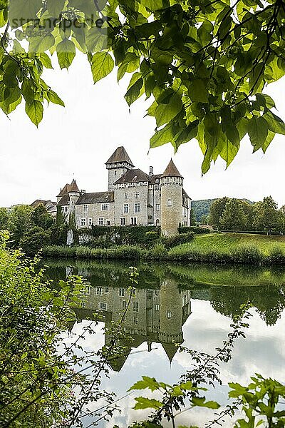 Château de Cléron  Cléron  am Loue  Département Doubs  Bourgogne-Franche-Comté  Jura  Frankreich  Europa