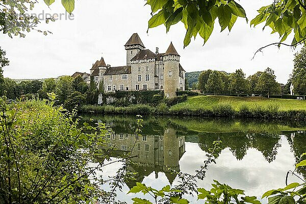 Château de Cléron  Cléron  am Loue  Département Doubs  Bourgogne-Franche-Comté  Jura  Frankreich  Europa