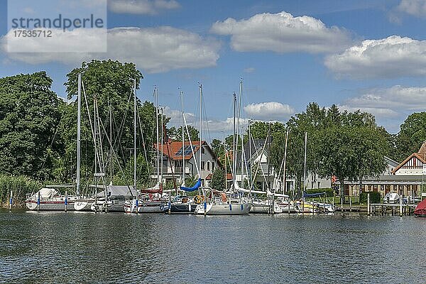 Segelboote Heiligensee  Havel  Reinickendorf  Berlin  Deutschland  Europa