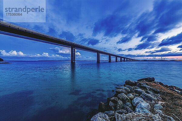 Farøbroerne Brücke  Farø-Südbrücke  Farø  Falster  Vordingborg  Seeland  Dänemark  Europa