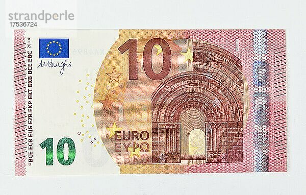 Geldschein  10 Euro  Studioaufnahme