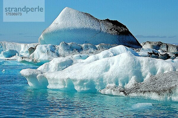 Gletschersee Jökulsárlón  Island  Europa