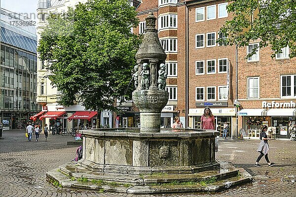 Marcus-Brunnen  Unser Lieben Frauen Kirchhof  Bremen  Deutschland  Europa
