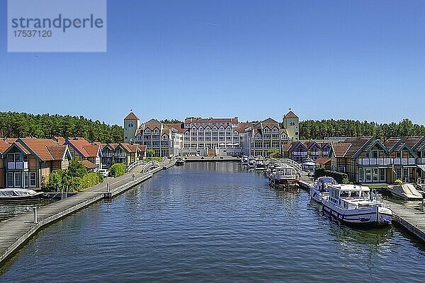 Ferienpark Rheinsberger Hafendorf  Rheinsberg  Landkreis Ostprignitz-Ruppin  Brandenburg  Deutschland  Europa