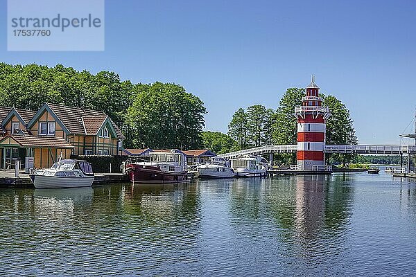 Ferienpark Rheinsberger Hafendorf  Rheinsberg  Landkreis Ostprignitz-Ruppin  Brandenburg  Deutschland  Europa