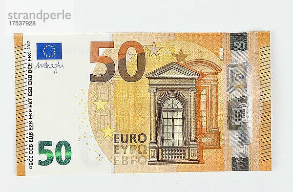 Geldschein  50 Euro  Studioaufnahme