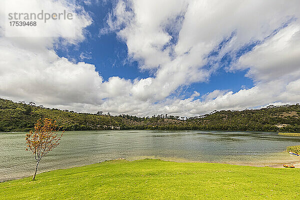 Australia  South Australia  Clouds over Valley Lake in summer
