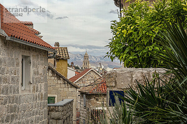 Altstadt und St.-Dominus-Kirche in Split  Dalmatien  Kroatien