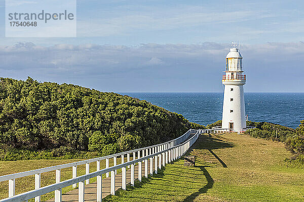 Australia  Victoria  Cape Otway  Footpath leading to Cape Otway Lighthouse in Great Otway National Park