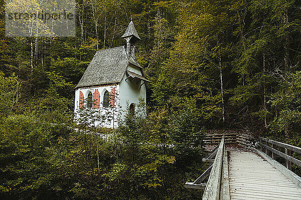Deutschland  Bayern  Schönau am Königssee  Kapelle Sankt Johann und Paul im Nationalpark Berchtesgaden