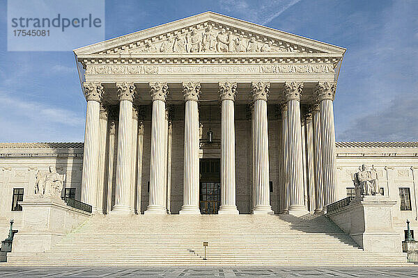USA  DC  Washington  Außenansicht des Obersten Gerichtshofs der USA