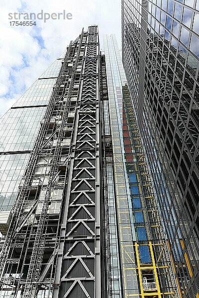Hochhäuser  Bankenviertel  London  England  Großbritannien  Europa