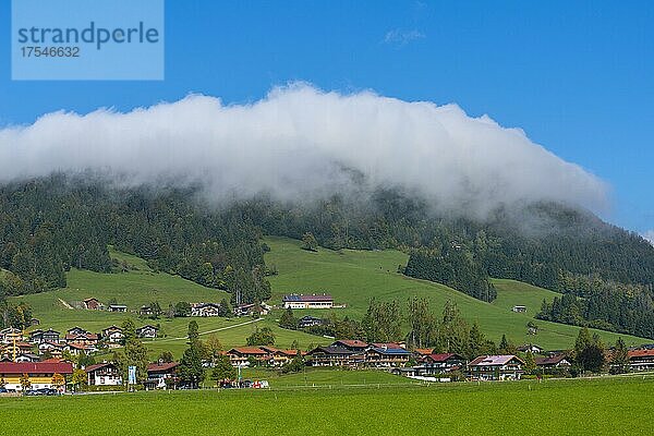 Luftkurort Reit im Winkl  Landkreis Traunstein  Oberbayern  Bayern  Deutschland  Europa