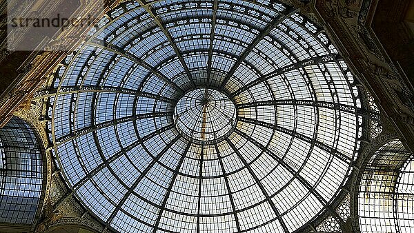 Galleria Vittorio Emanuele II  Glasdach  Mailand  Lombardia  Italien  Europa