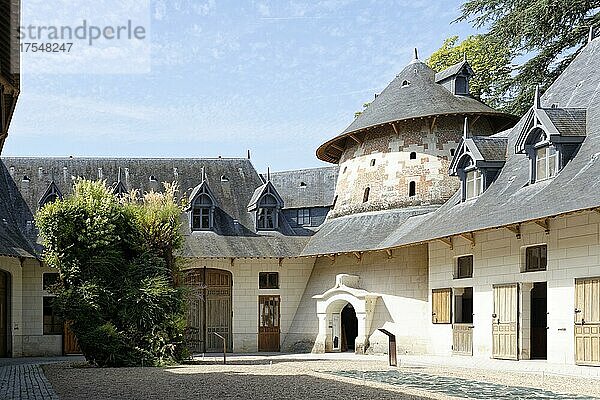 Chateau de Chaumont  Stallung  Chaumont-sur-Loire  Centre  Frankreich  Europa