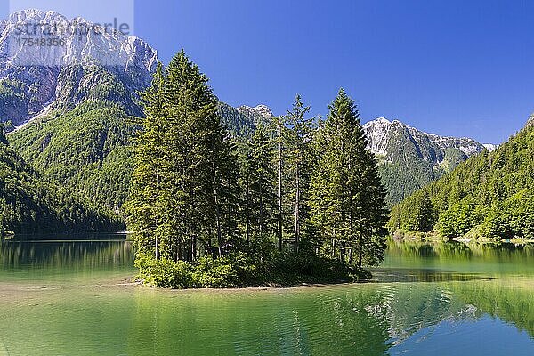 Predilsee  Perdil See oder Raibler See  Lago del Predil  Friaul-Julisch Venetien  Italien  Europa