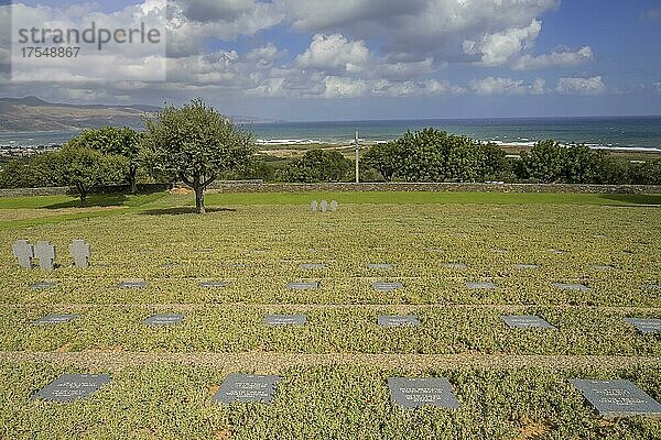 Deutscher Soldatenfriedhof  Maleme  Kreta  Griechenland  Europa