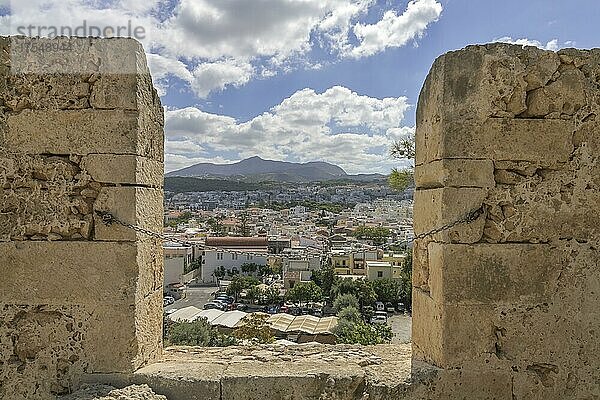 Festungsmauer  Fortezza  Rethymno  Kreta  Griechenland  Europa