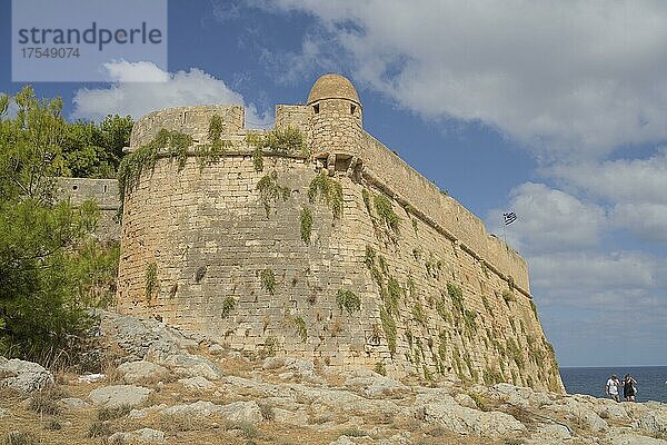 Festungsmauer  Fortezza  Rethymno  Kreta  Griechenland  Europa