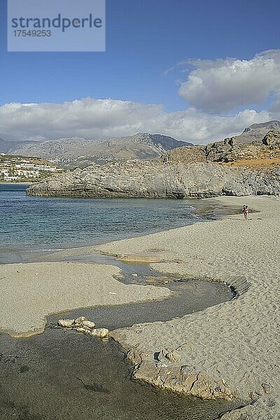 Sandstrand Ammoudi Beach  Südküste  Kreta  Griechenland  Europa