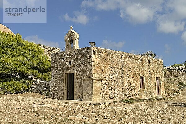 Kapelle Agia Ekaterini  Fortezza  Rethymno  Kreta  Griechenland  Europa