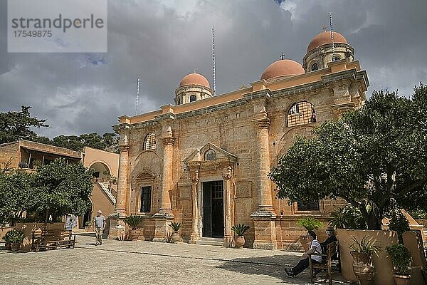 Klosterkirche  Agia Triada Kloster  Kreta  Griechenland  Europa