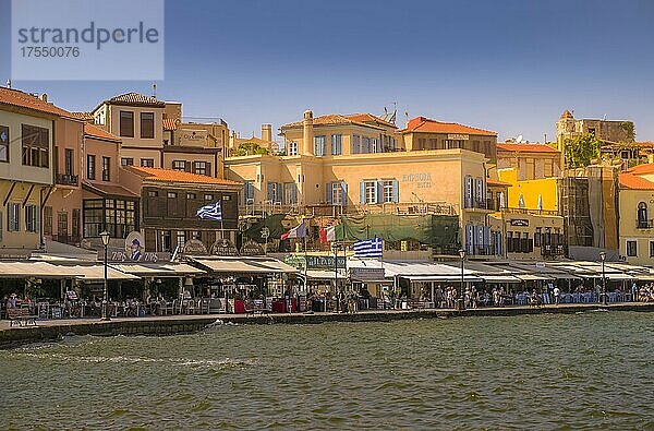 Venezianischer Hafen  Chania  Kreta  Griechenland  Europa