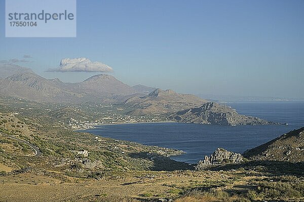 Bucht von Plakias  Südküste  Kreta  Griechenland  Europa
