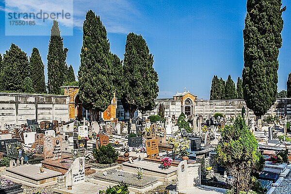 Toteninsel San Michele  Friedhof von Venedig  Lagunenstadt  Venetien  Italien  Venedig  Venetien  Italien  Europa