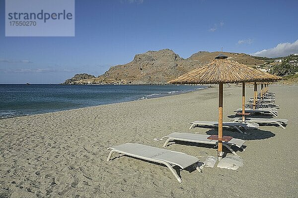 Strand Damnoni Beach  Südküste  Kreta  Griechenland  Europa