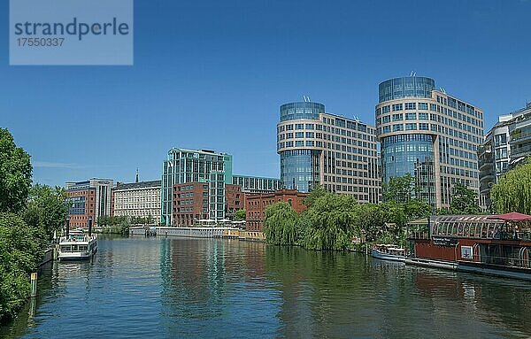 Spree  Meierei Bolle  Spreebogen  Alt-Moabit  Moabit  Berlin  Deutschland  Europa