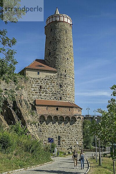 Turm Alte Wasserkunst  Bautzen  Sachsen  Deutschland  Europa