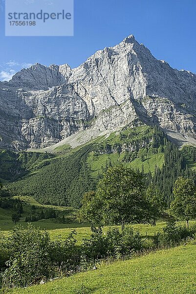 Spritzkarspitze im Sommer  Tirol  Österreich  Europa