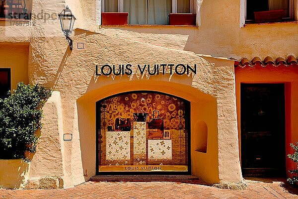 Luxus-Geschäft Porto Cervo  Sardinien  Italien  Europa