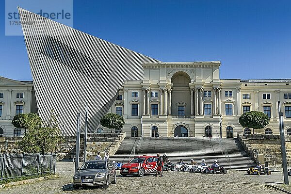 Militärhistorisches Museum der Bundeswehr  Olbrichtplatz  Dresden  Sachsen  Deutschland  Europa