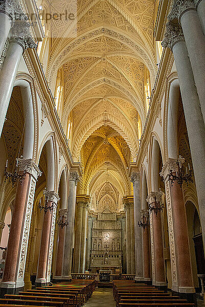 Europa Italien  Sizilien  Erice  Kathedrale  Kirche Maria Himmelfahrt  Mutterkirche
