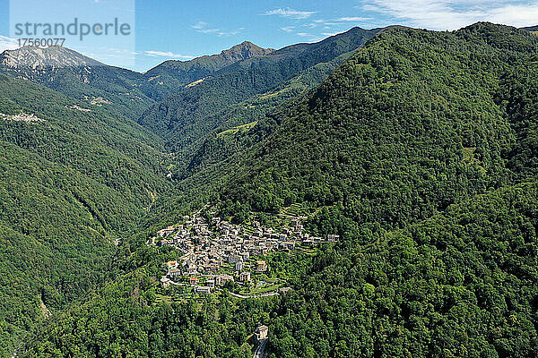 Italien  Lombardei  Veddasca-Tal