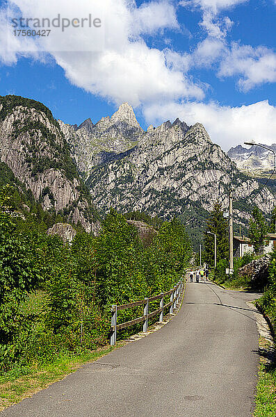 Italien  Lombardei  Valtellina  Val Masino