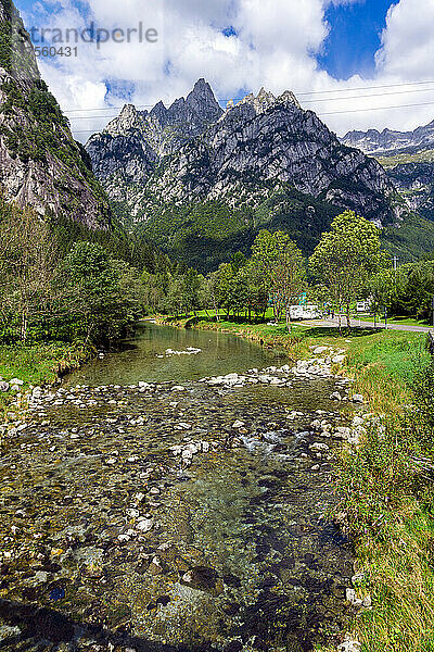 Italien  Lombardei  Valtellina  Val Masino