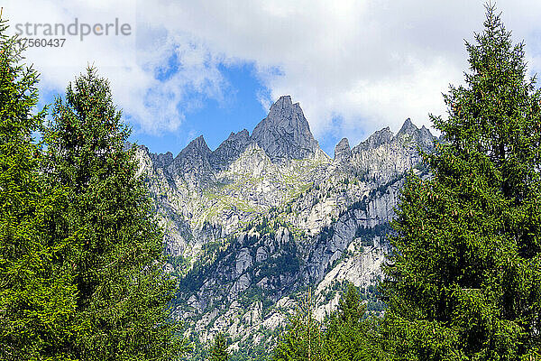 Italien  Lombardei  Valtellina  Val Masino