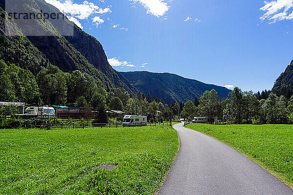 Italien  Lombardei  Valtellina  Val Masino