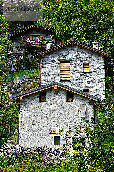 Italien  Lombardei  Valtellina  Val Masino  Visido di Dentro